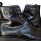 Prada Mainline Leather Combat Boots