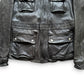 Emporio Armani Leather Field Jacket - 2011