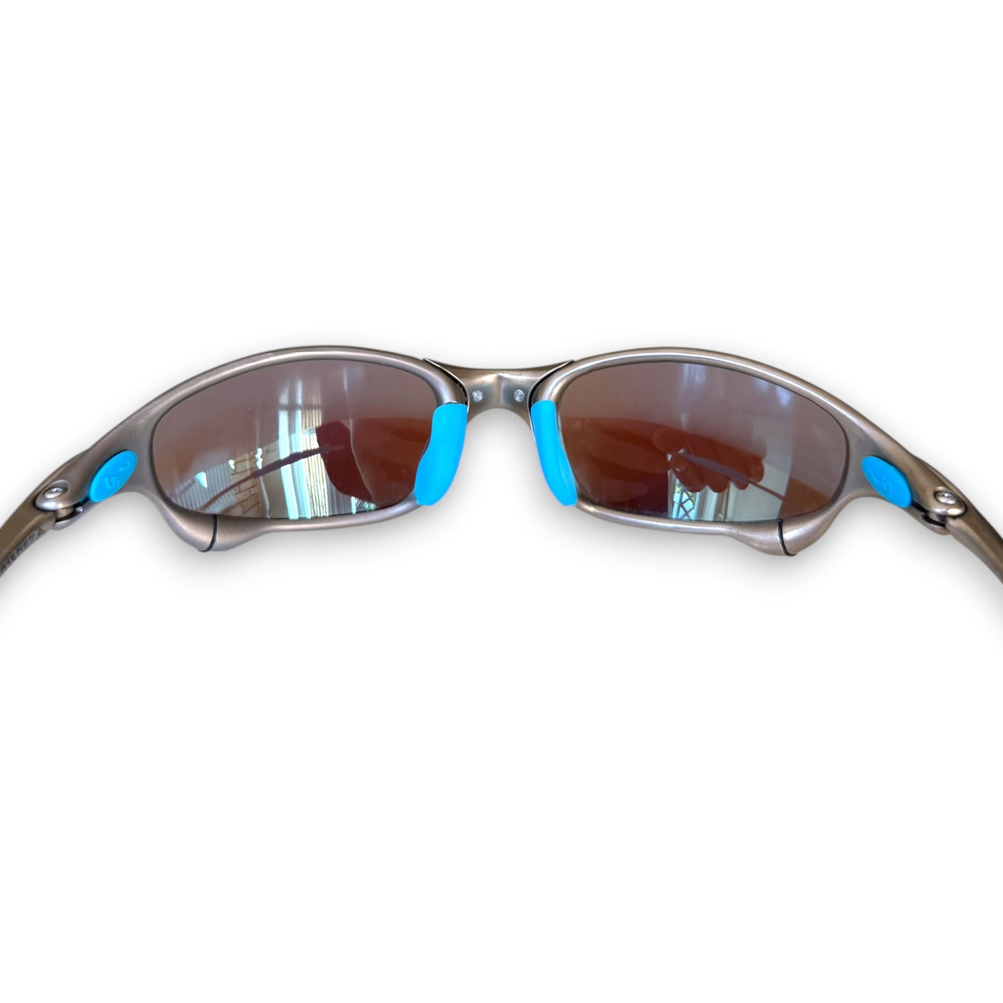 Oakley X-Metal Juliet Plasma/Electric Blue Polarized Custom