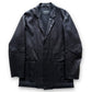 Giorgio Armani ‘Borgonuovo 21’ Leather 3-Button Coat