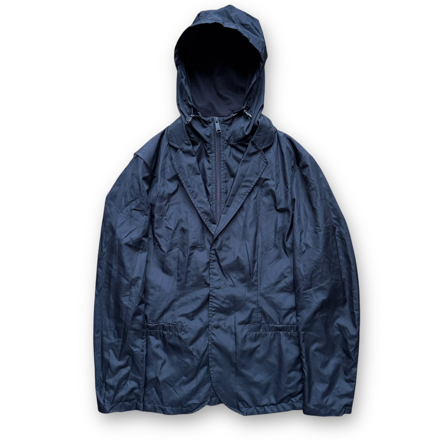 Emporio Armani Packable Waterproof Blazer & Zip-In Hood Panel