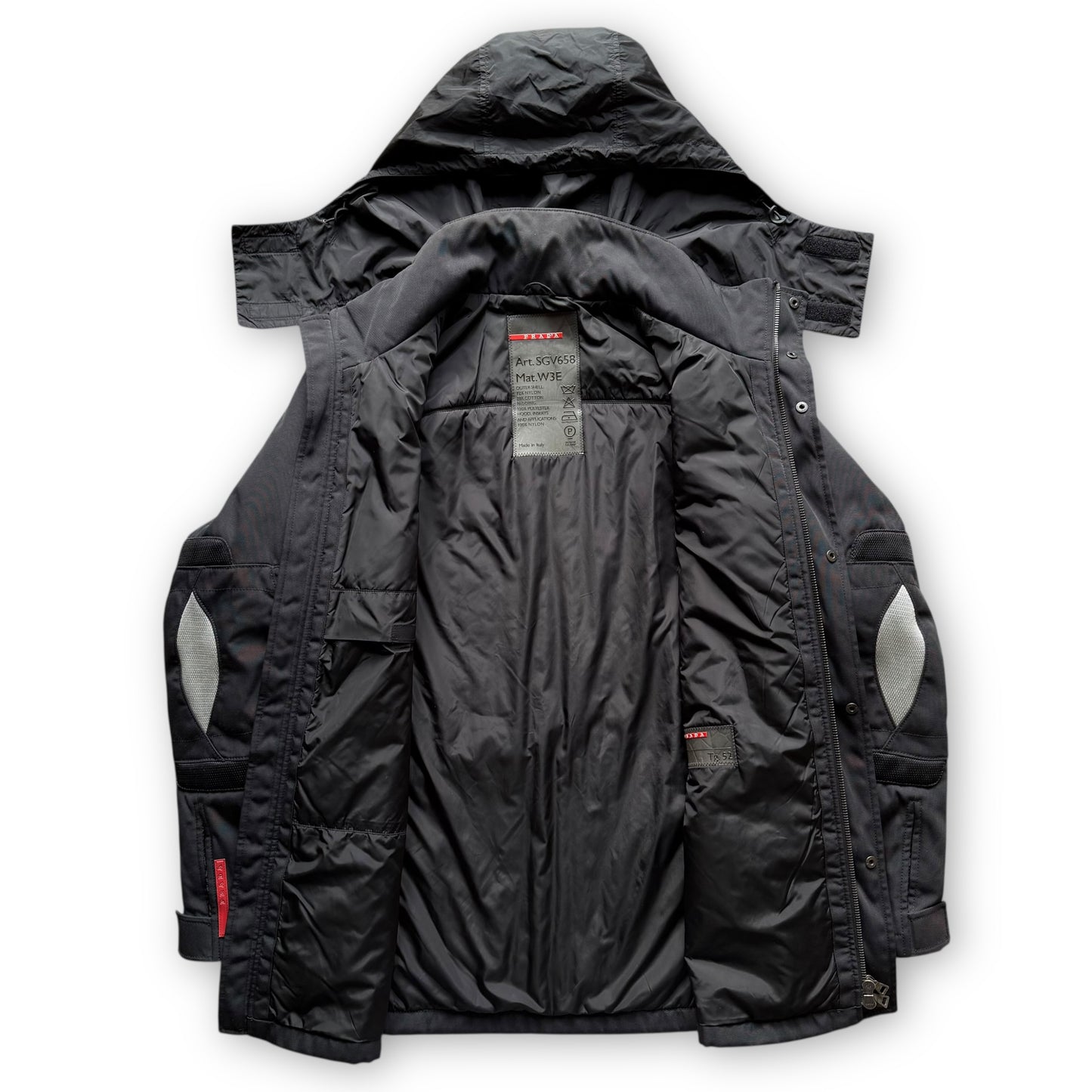 Prada Sport Ballistic Nylon Moto Jacket