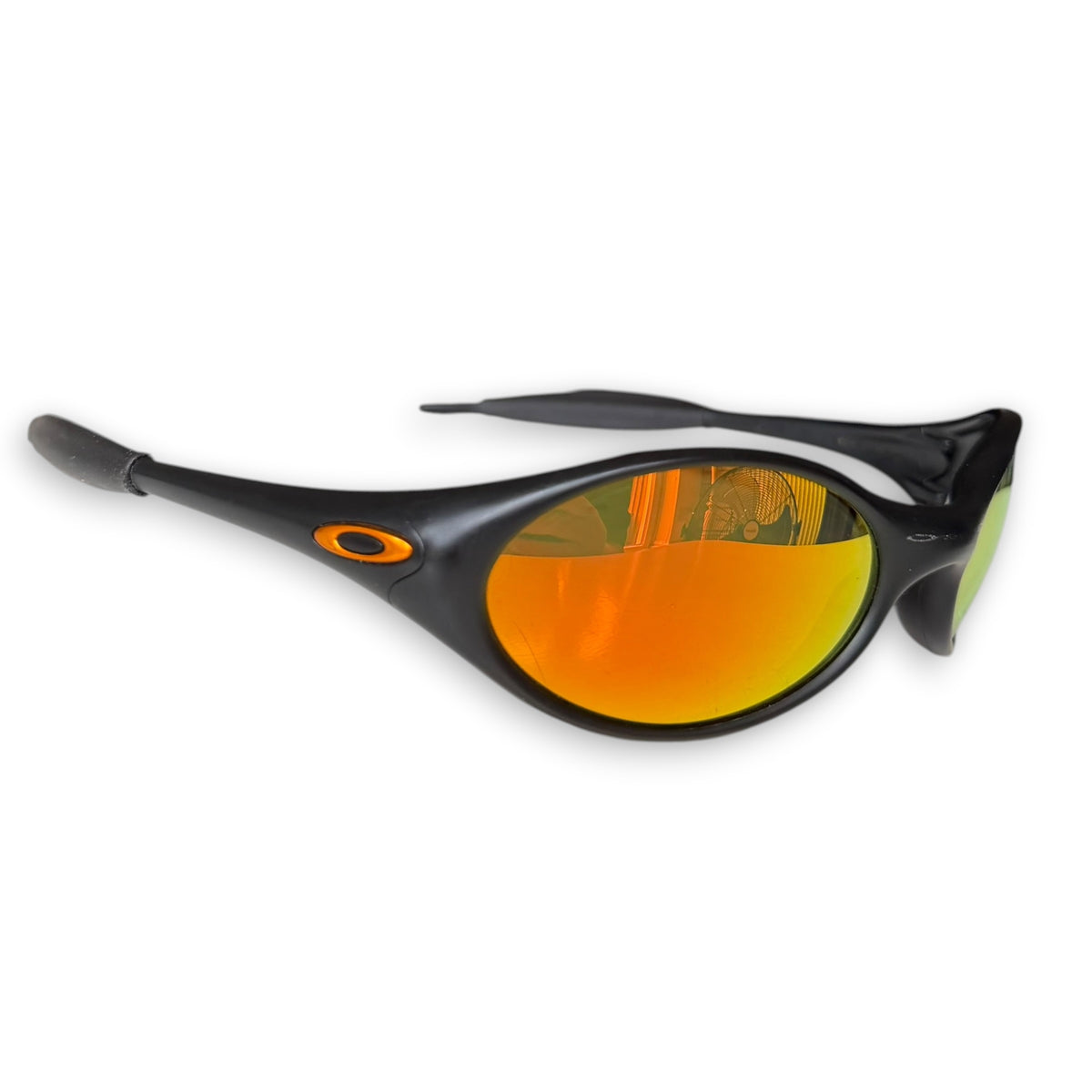 Oakley New Eye Jacket Black/Fire Polarized