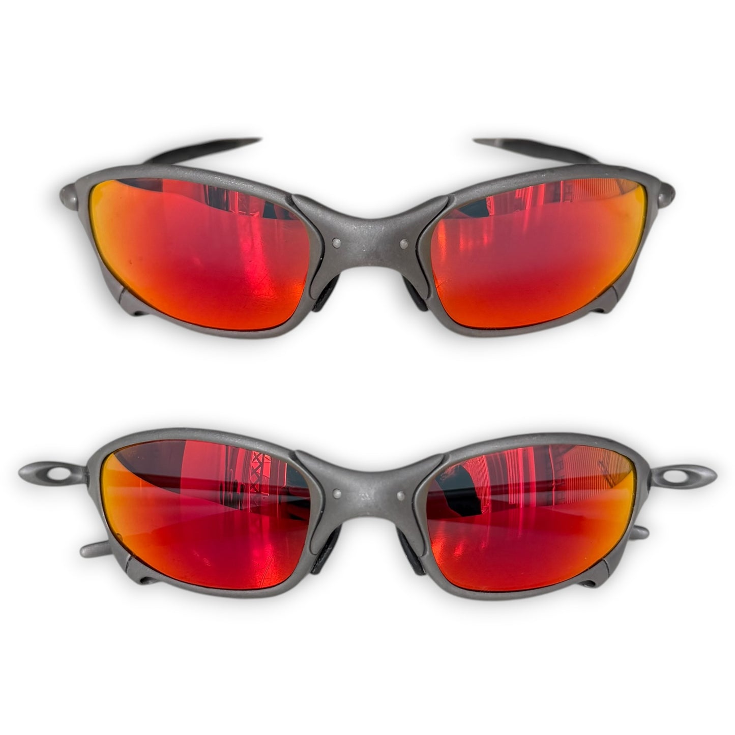 Oakley X-Metal Juliet Ruby + Side Blinders - X-MEN (Box & Coin)