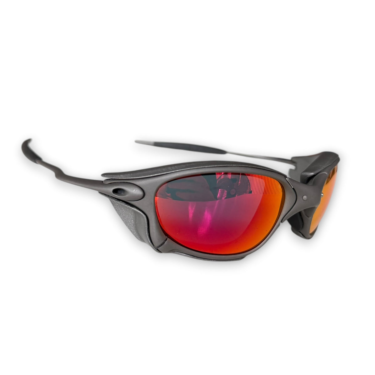 Oakley X-Metal XX Ruby Polarized + Custom Side Blinders