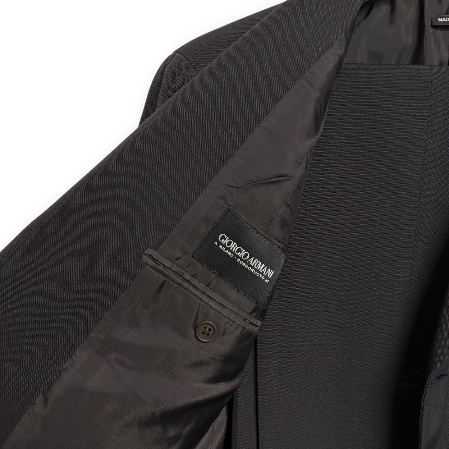 Giorgio Armani ‘Borgonuovo 21’ Single-Breasted 3-Button Suit - 1990s