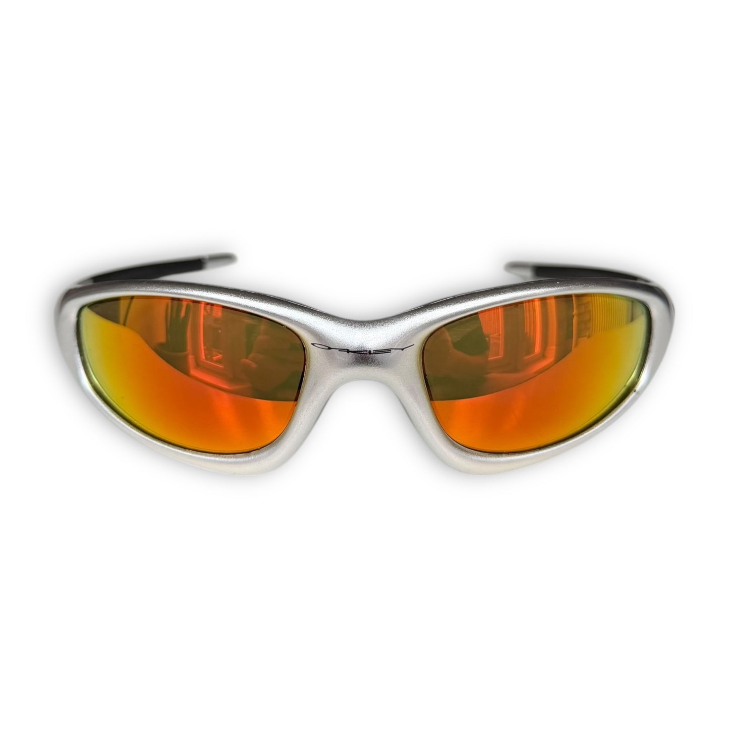 Oakley Straight Jacket Polished Aluminium/Fire Iridium