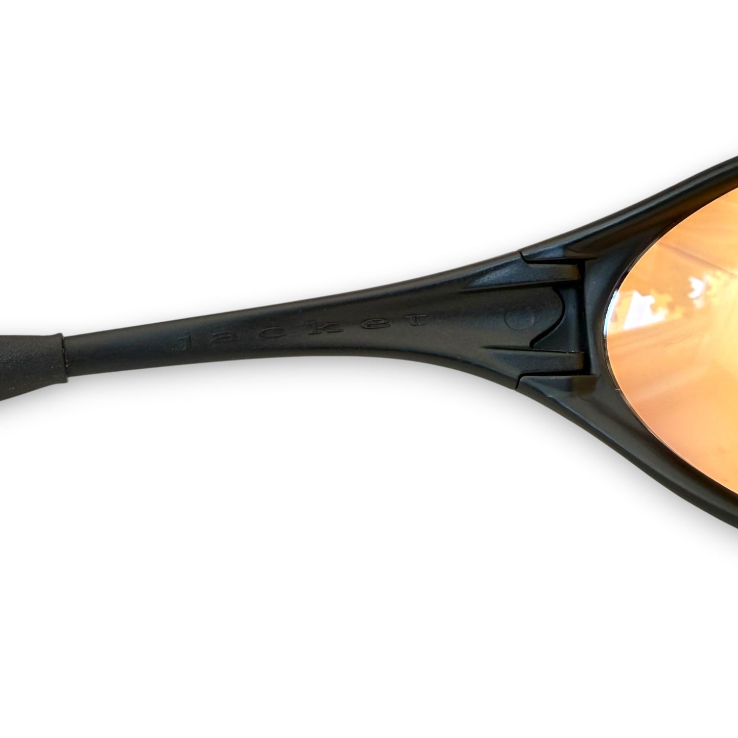 Oakley New Eye Jacket Black/Persimmon Iridium