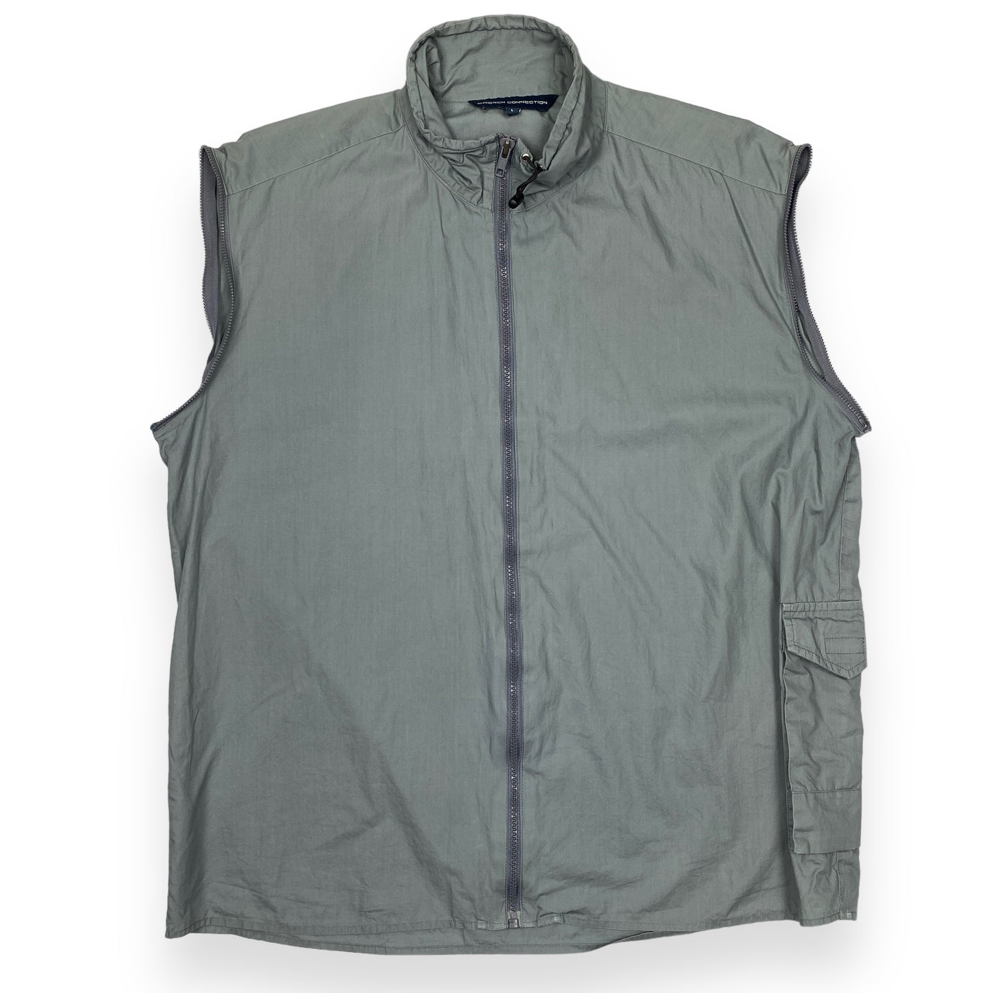 French Connection Convertible Zip-Up Shirt/Vest