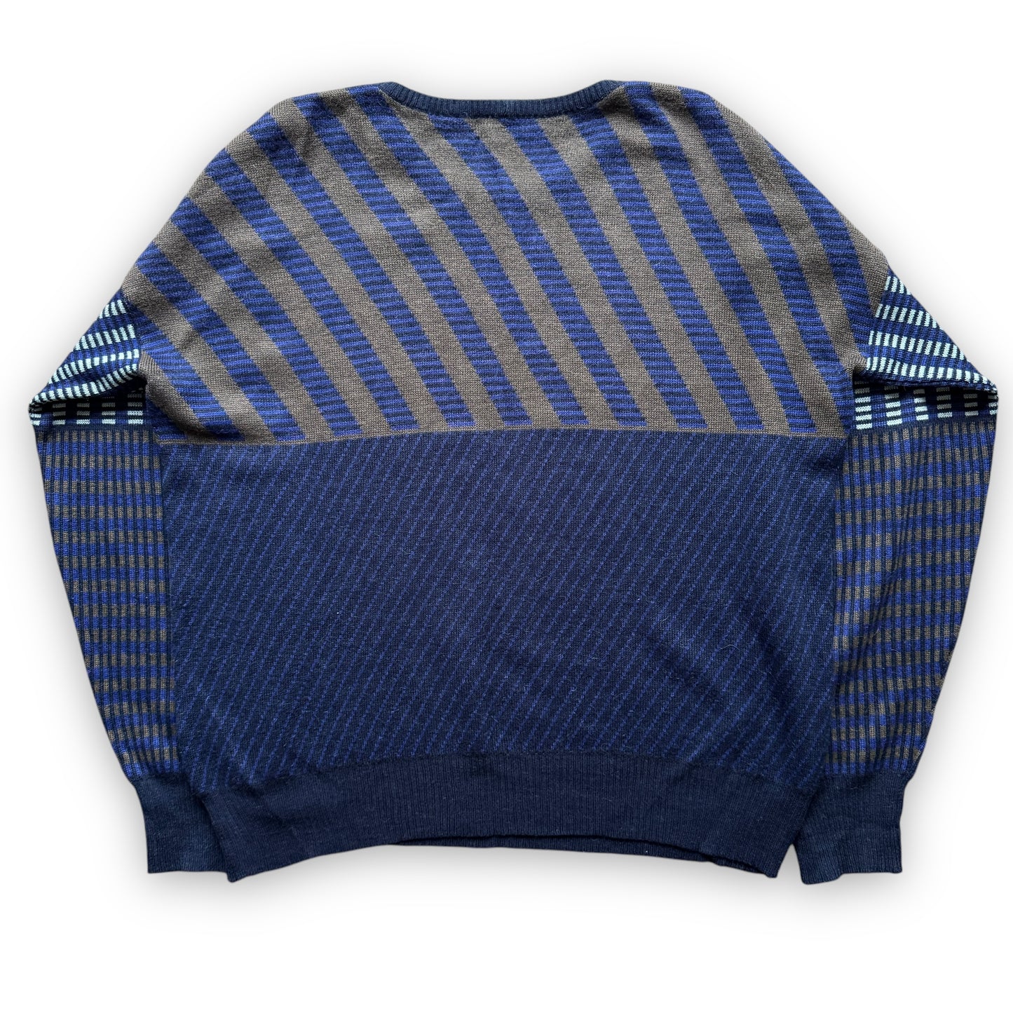 Giorgio Armani Stripe Pattern Sweater - 1980s