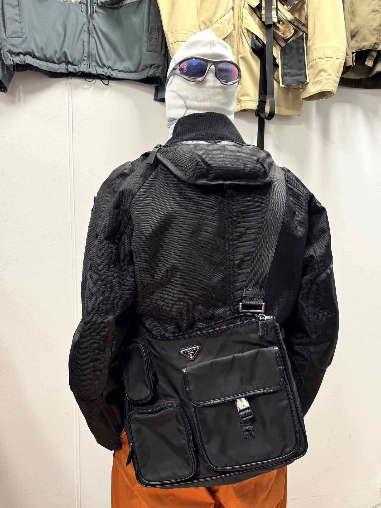 Prada Mainline Cargo Messenger Bag