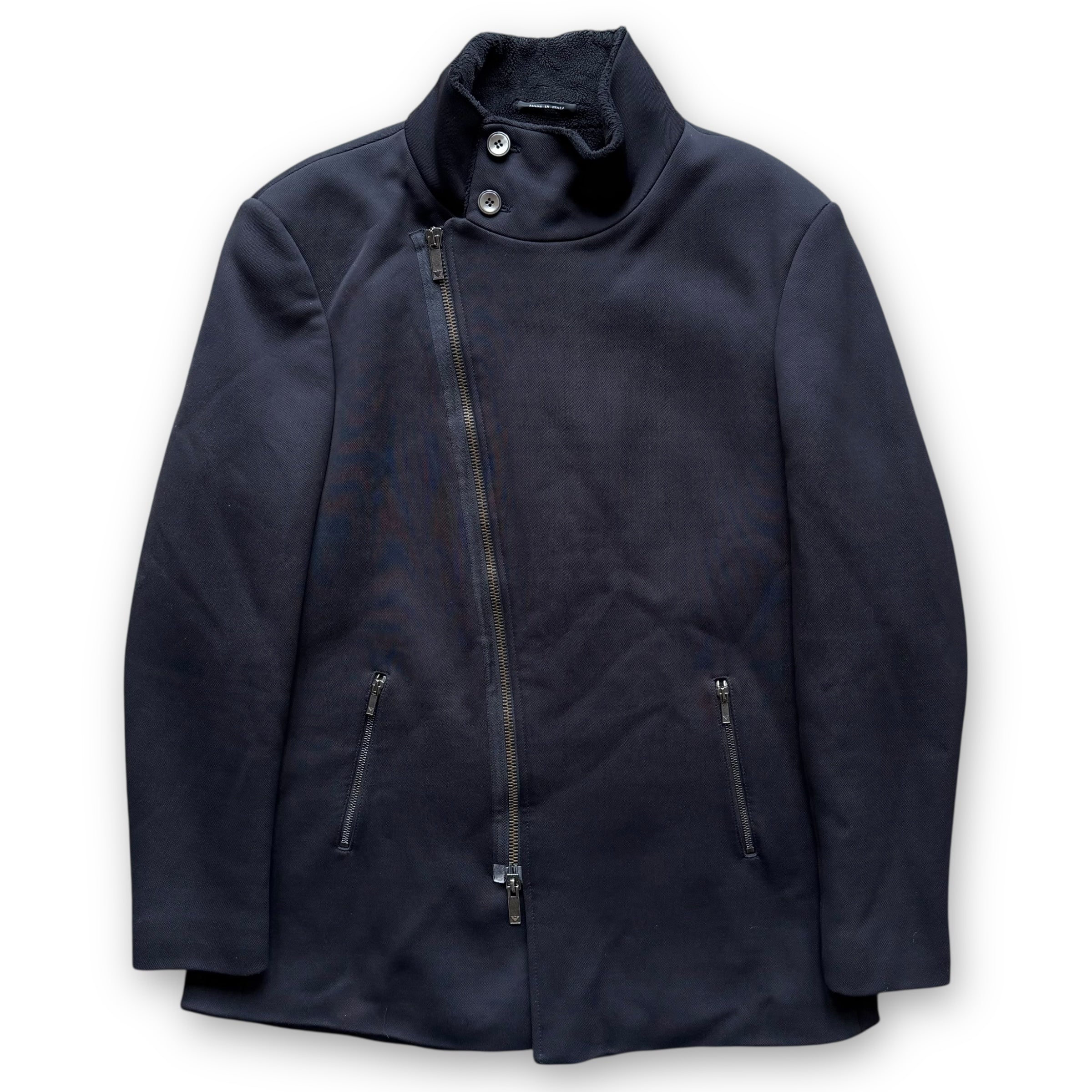 ジャケット・アウター EMPORIO ARMANI Asymmetric Tech Jacket Emporio Armani Metropolitan Line Asymmetrical Jacket – 300700