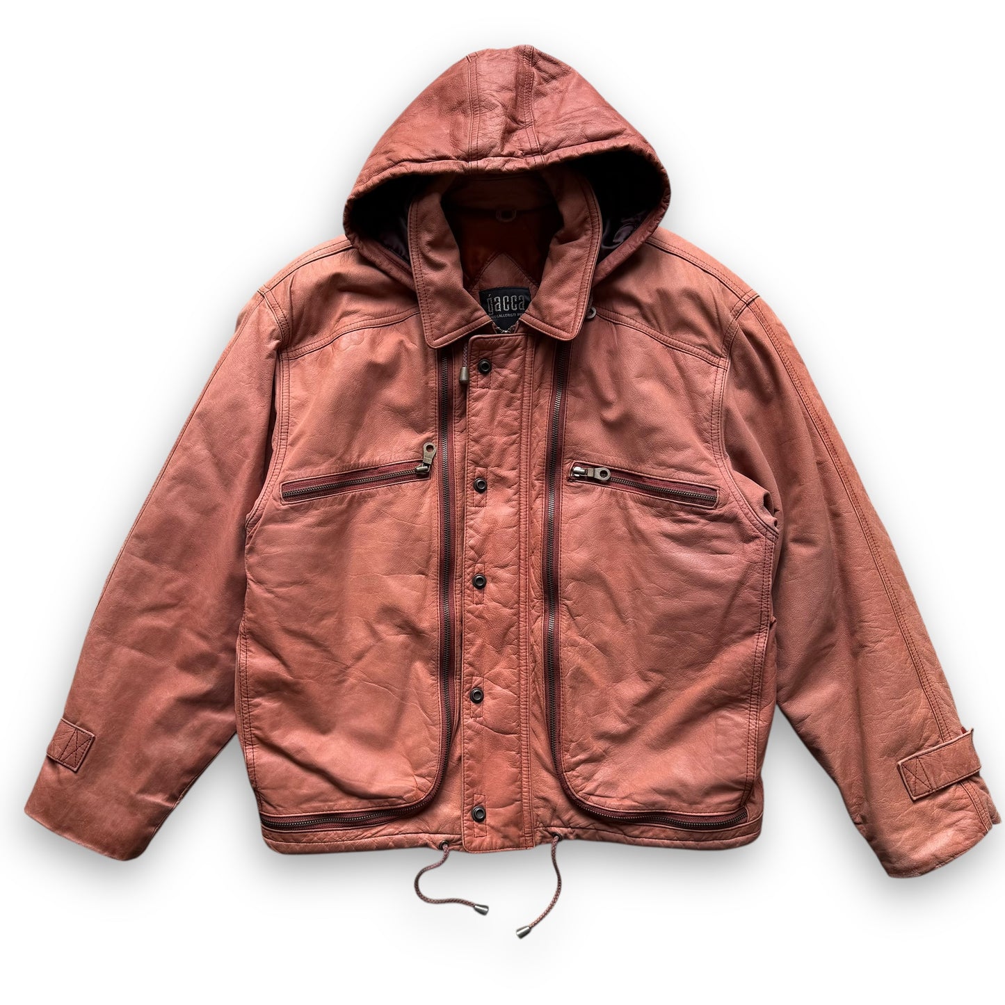 Gacca Leather Tactical Stealth Jacket