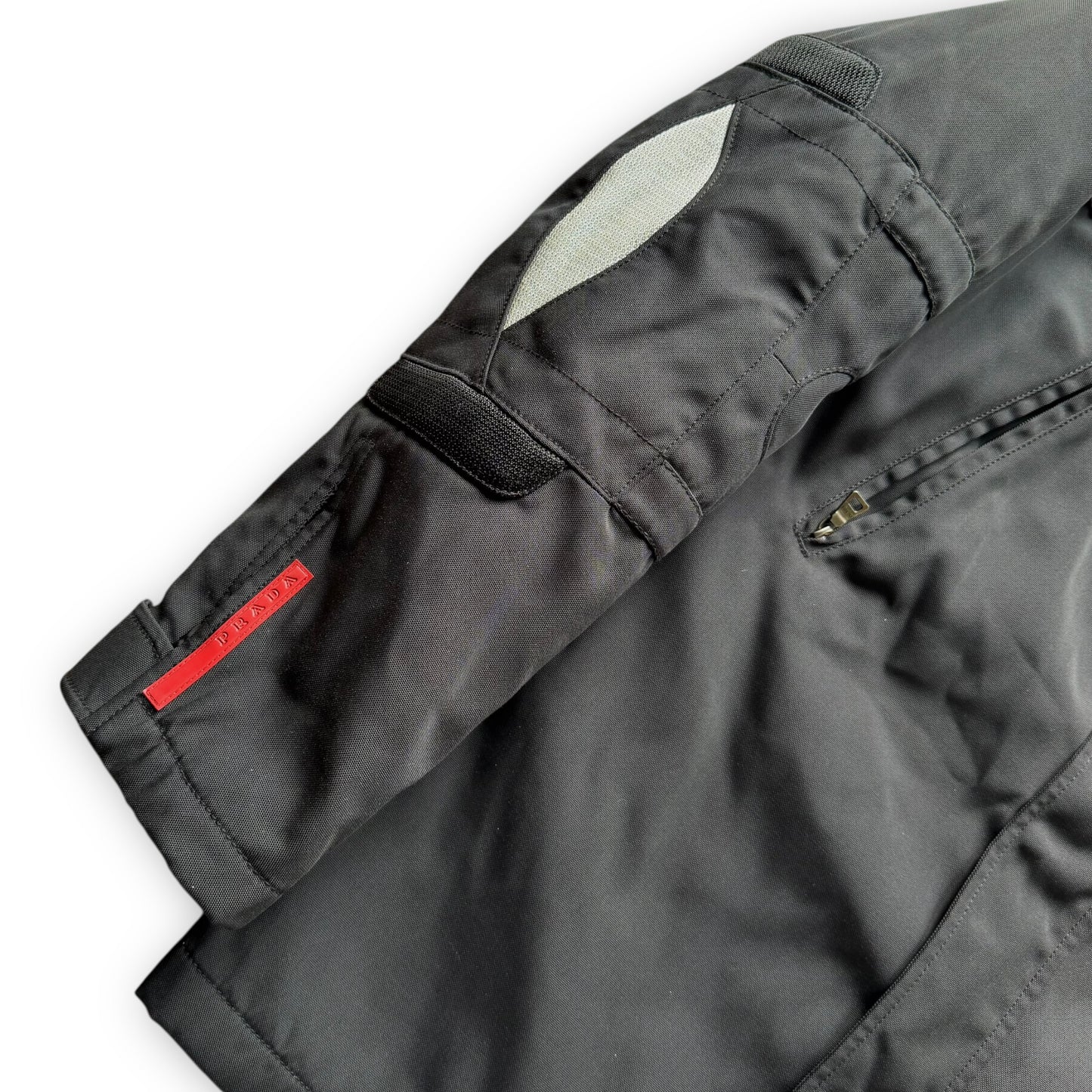 Prada Sport Ballistic Nylon Moto Jacket