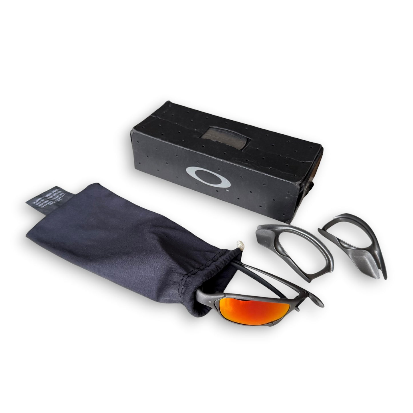 Oakley X-Metal Juliet Ruby + Side Blinders - X-MEN (Box & Coin)