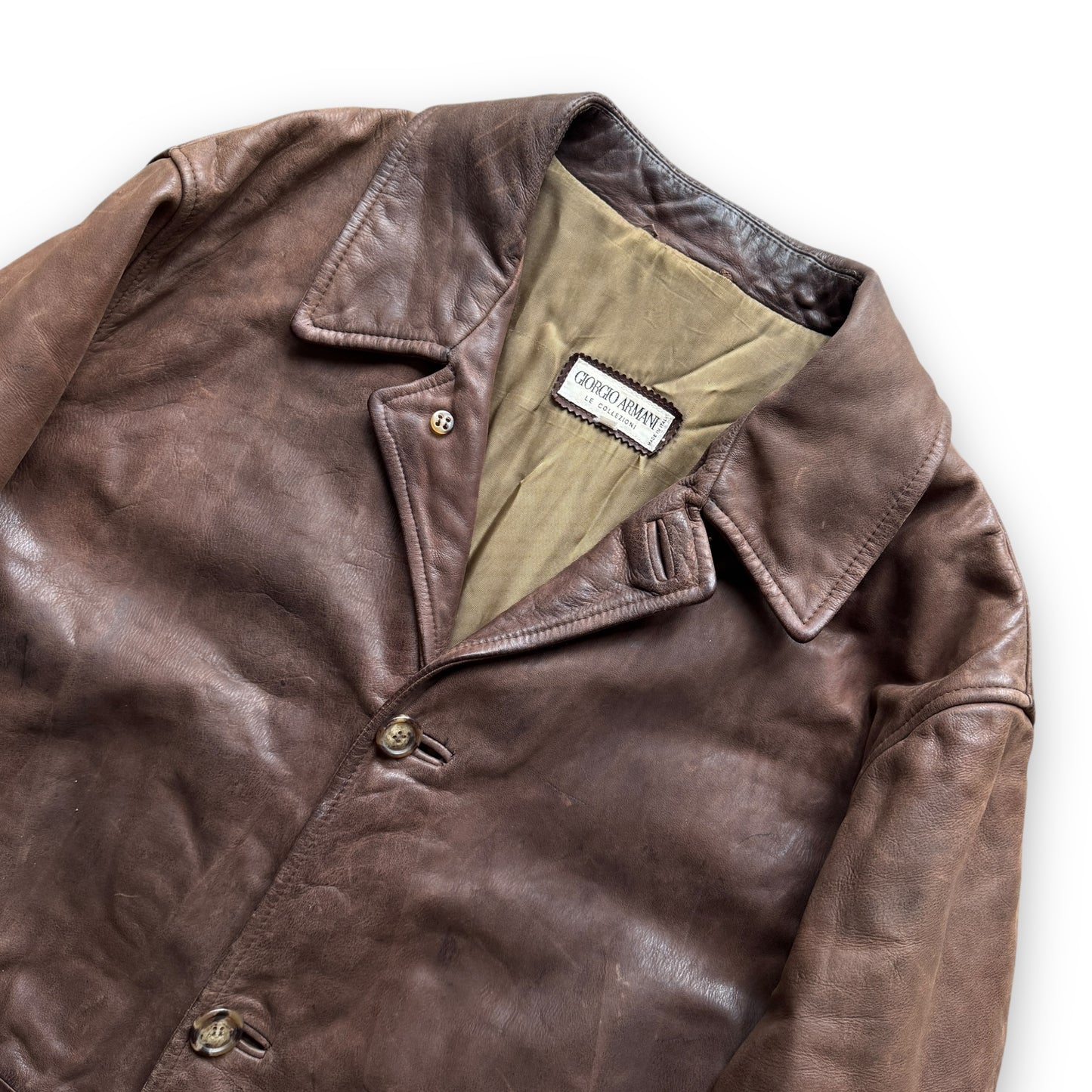 Giorgio Armani Collezioni Leather Jacket