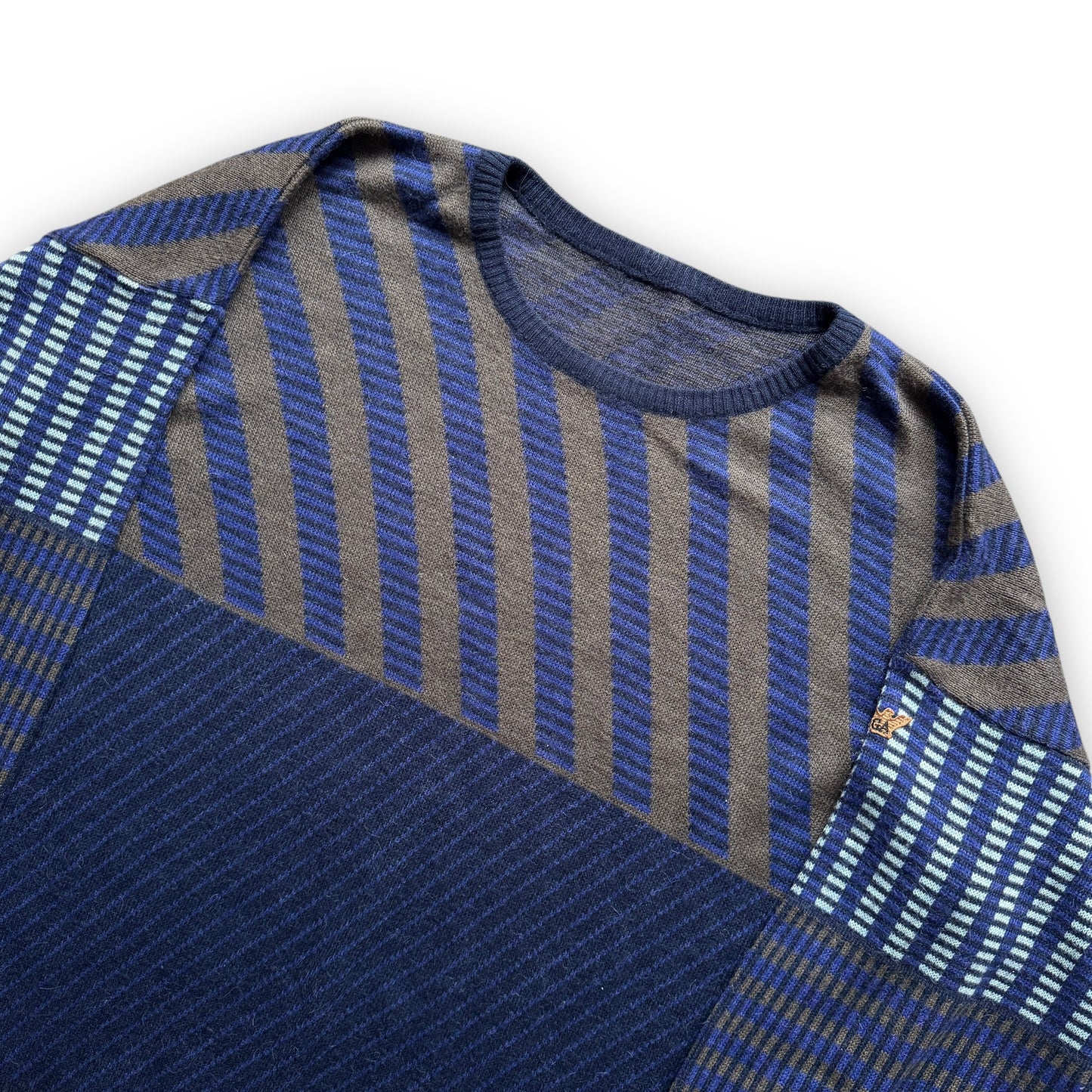 Giorgio Armani Stripe Pattern Sweater - 1980s