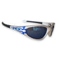 Oakley Straight Jacket Blue Flame/Ice Iridium