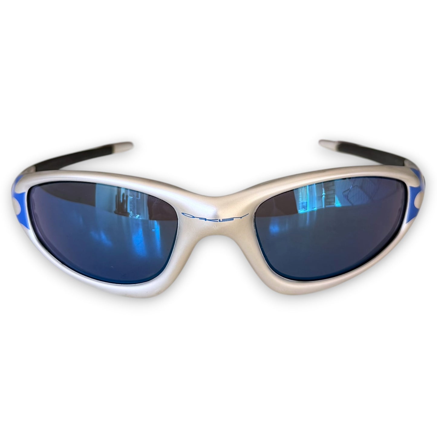 Oakley Straight Jacket Blue Flame/Ice Iridium