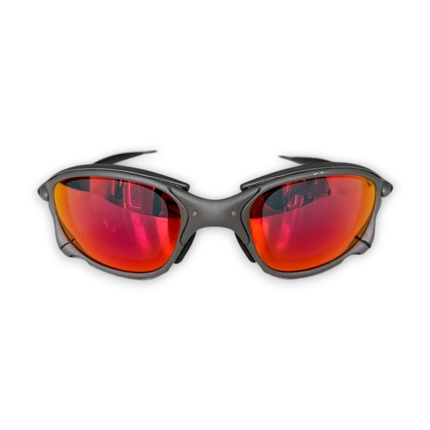 Oakley X-Metal XX Ruby Polarized + Custom Side Blinders