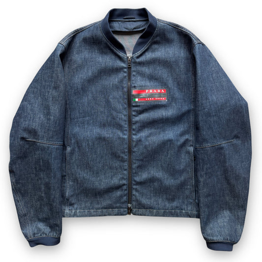 Prada Luna Rossa Gore-Tex Denim Bomber Jacket - 2003 Team Member Exclusive