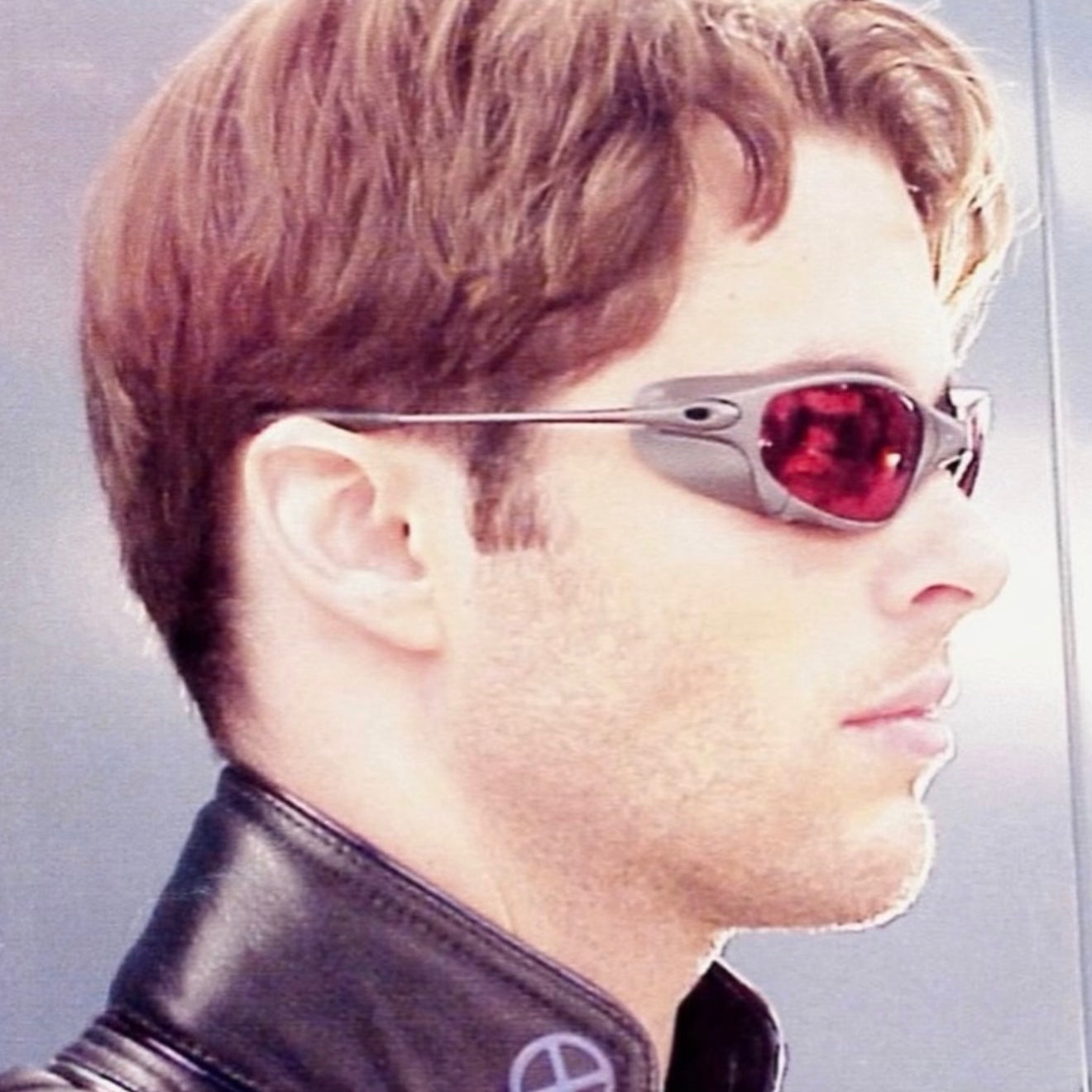 Oakley X-Metal XX Ruby Polarized + Custom Side Blinders