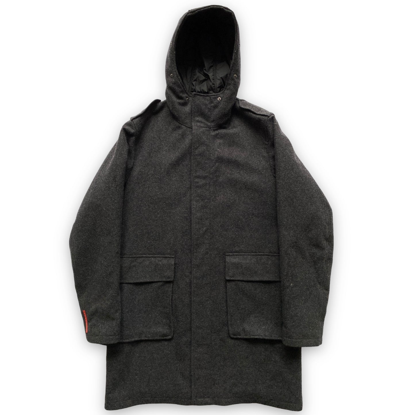 Prada - Men’s Hooded Wool Jacket - (Black)